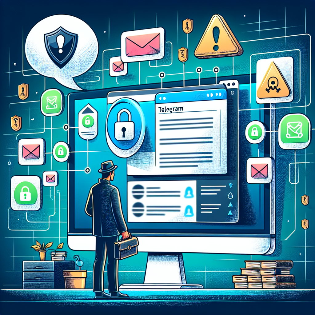 Illustration of data protection and secure messaging on digital platforms.